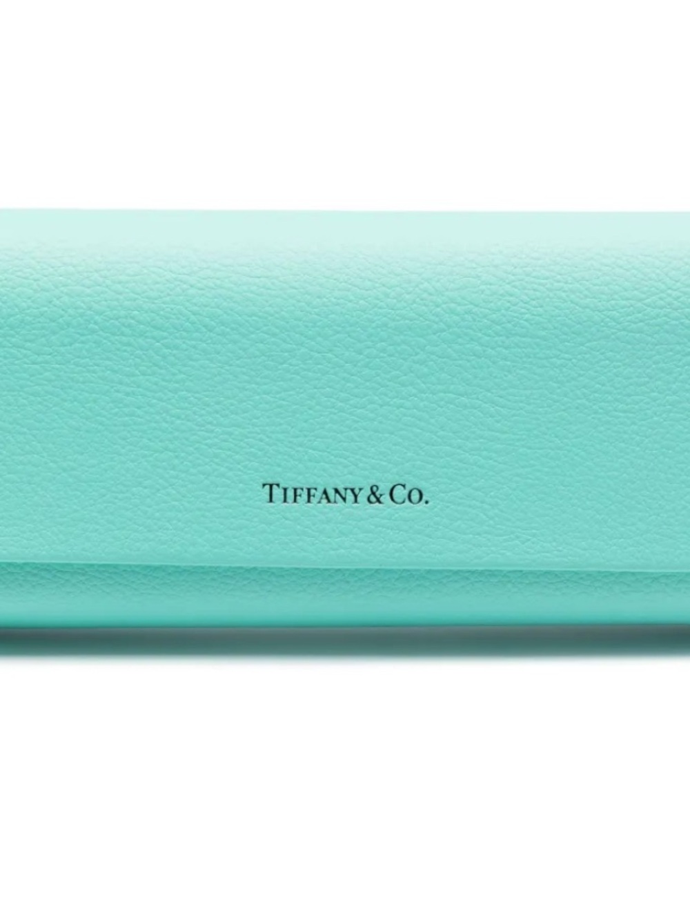 Tiffany & Co. Robin's Egg Blue Leather Glasses Case